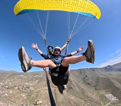 Costa Adeje: Tandem Paragliding Flight with Pickup